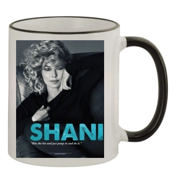 Shania Twain 11oz Colored Rim & Handle Mug