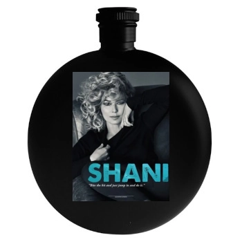 Shania Twain Round Flask