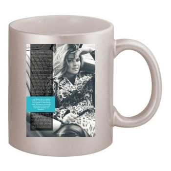 Shania Twain 11oz Metallic Silver Mug