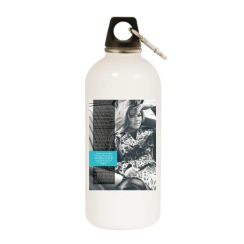 Shania Twain White Water Bottle With Carabiner