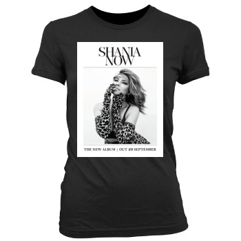 Shania Twain Women's Junior Cut Crewneck T-Shirt