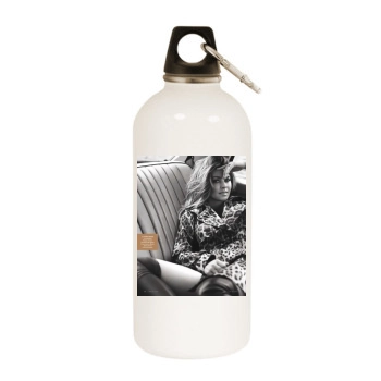 Shania Twain White Water Bottle With Carabiner