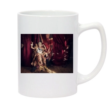 Sienna Miller 14oz White Statesman Mug