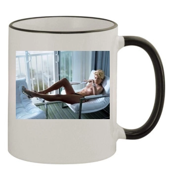 Sienna Miller 11oz Colored Rim & Handle Mug