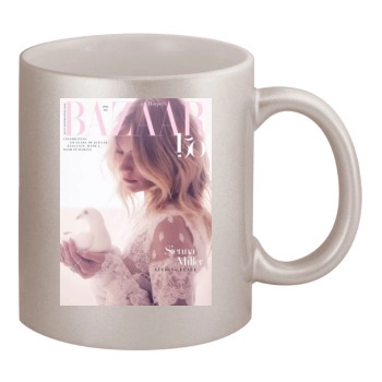 Sienna Miller 11oz Metallic Silver Mug