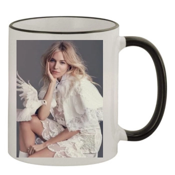 Sienna Miller 11oz Colored Rim & Handle Mug