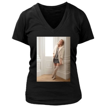 Sienna Miller Women's Deep V-Neck TShirt