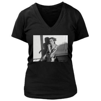 Sienna Miller Women's Deep V-Neck TShirt