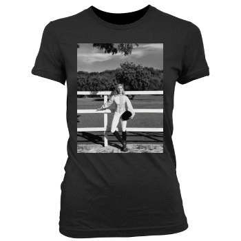 Sienna Miller Women's Junior Cut Crewneck T-Shirt