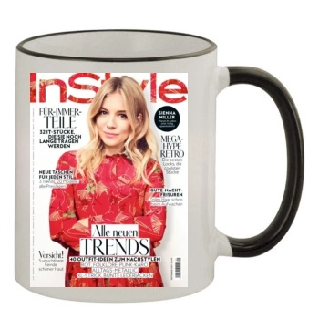 Sienna Miller 11oz Colored Rim & Handle Mug