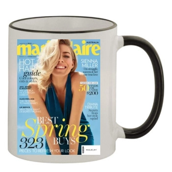 Sienna Miller 11oz Colored Rim & Handle Mug