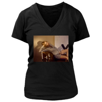 Sienna Miller Women's Deep V-Neck TShirt