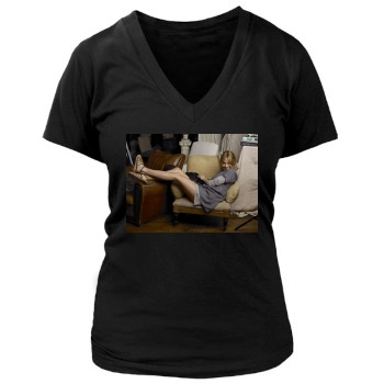 Sienna Miller Women's Deep V-Neck TShirt