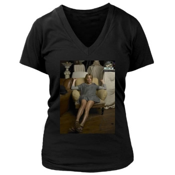 Sienna Miller Women's Deep V-Neck TShirt