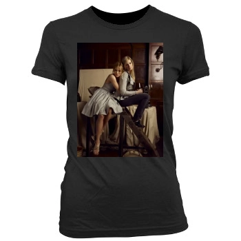 Sienna Miller Women's Junior Cut Crewneck T-Shirt