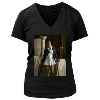 Sienna Miller Women's Deep V-Neck TShirt