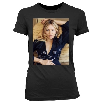 Sienna Miller Women's Junior Cut Crewneck T-Shirt