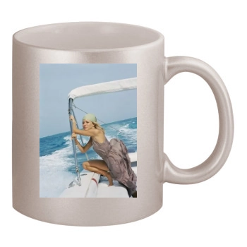 Sienna Miller 11oz Metallic Silver Mug