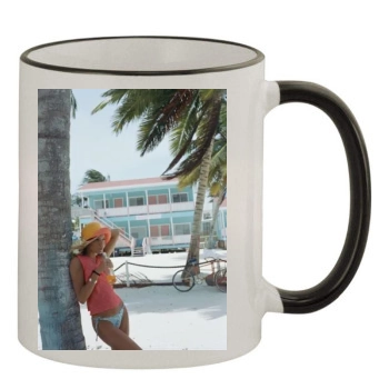 Sienna Miller 11oz Colored Rim & Handle Mug