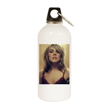 Sienna Miller White Water Bottle With Carabiner