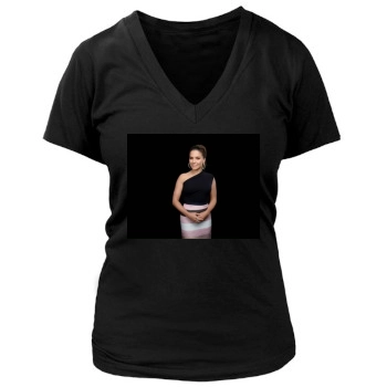 Sophia Bush Women's Deep V-Neck TShirt