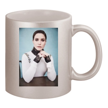 Sophia Bush 11oz Metallic Silver Mug