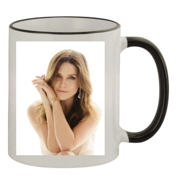 Sophia Bush 11oz Colored Rim & Handle Mug