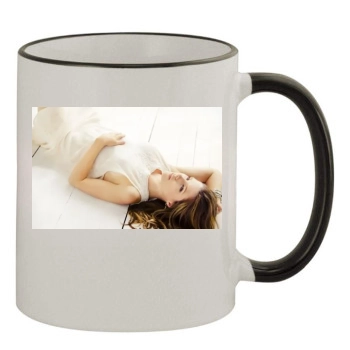 Sophia Bush 11oz Colored Rim & Handle Mug