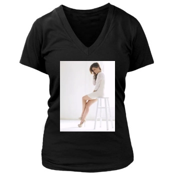 Sophia Bush Women's Deep V-Neck TShirt