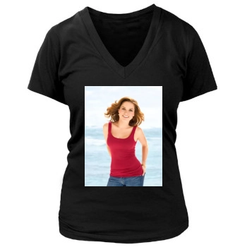 Sophia Bush Women's Deep V-Neck TShirt