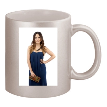 Sophia Bush 11oz Metallic Silver Mug