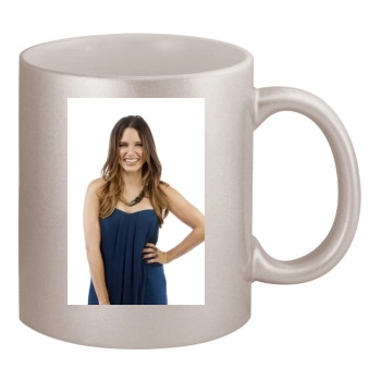 Sophia Bush 11oz Metallic Silver Mug