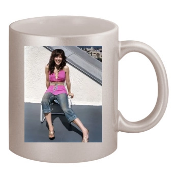 Sophia Bush 11oz Metallic Silver Mug