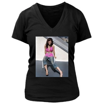 Sophia Bush Women's Deep V-Neck TShirt