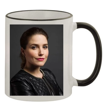 Sophia Bush 11oz Colored Rim & Handle Mug