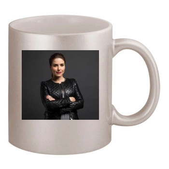 Sophia Bush 11oz Metallic Silver Mug