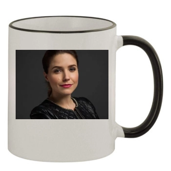 Sophia Bush 11oz Colored Rim & Handle Mug