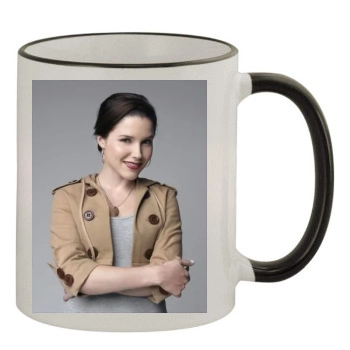 Sophia Bush 11oz Colored Rim & Handle Mug