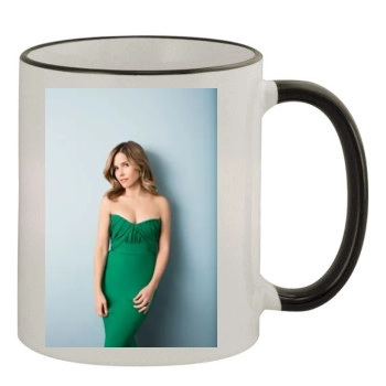 Sophia Bush 11oz Colored Rim & Handle Mug