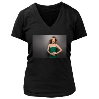 Sophia Bush Women's Deep V-Neck TShirt