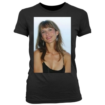 Sophie Marceau Women's Junior Cut Crewneck T-Shirt