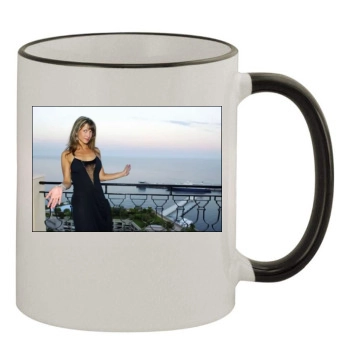 Sophie Marceau 11oz Colored Rim & Handle Mug