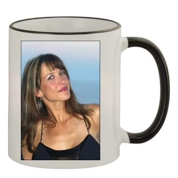 Sophie Marceau 11oz Colored Rim & Handle Mug