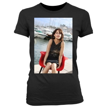 Sophie Marceau Women's Junior Cut Crewneck T-Shirt