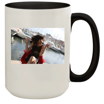 Sophie Marceau 15oz Colored Inner & Handle Mug