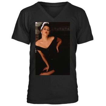 Sophie Marceau Men's V-Neck T-Shirt