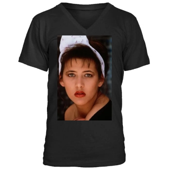 Sophie Marceau Men's V-Neck T-Shirt