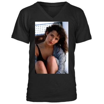 Sophie Marceau Men's V-Neck T-Shirt