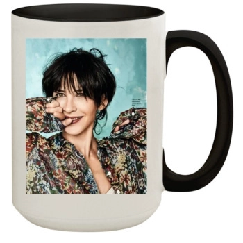 Sophie Marceau 15oz Colored Inner & Handle Mug