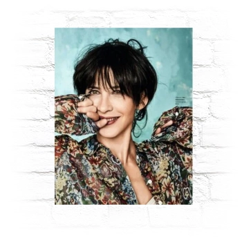 Sophie Marceau Metal Wall Art